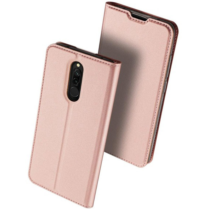 

Чехол-книжка Dux Ducis с карманом для визиток для Xiaomi Redmi 8 Rose Gold (118504)