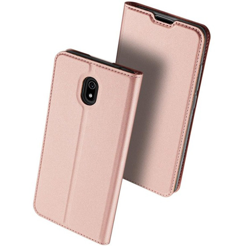 

Чохол-книжка Dux Ducis з кишенею для візиток для Xiaomi Redmi 8A (Rose Gold)