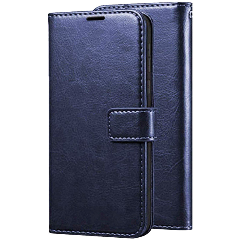 

Чехол (книжка) Wallet Glossy с визитницей для Asus ZenFone Max （ZC550KL) Темно-синий (109808)