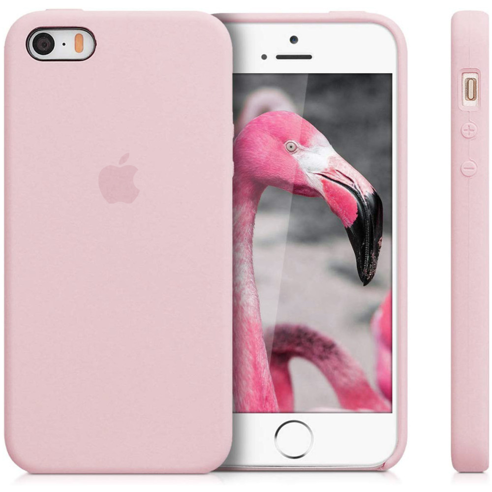 

Чохол Silicone Case (AA) для Apple iPhone 5/5S/SE (Рожевий / Pink Sand)