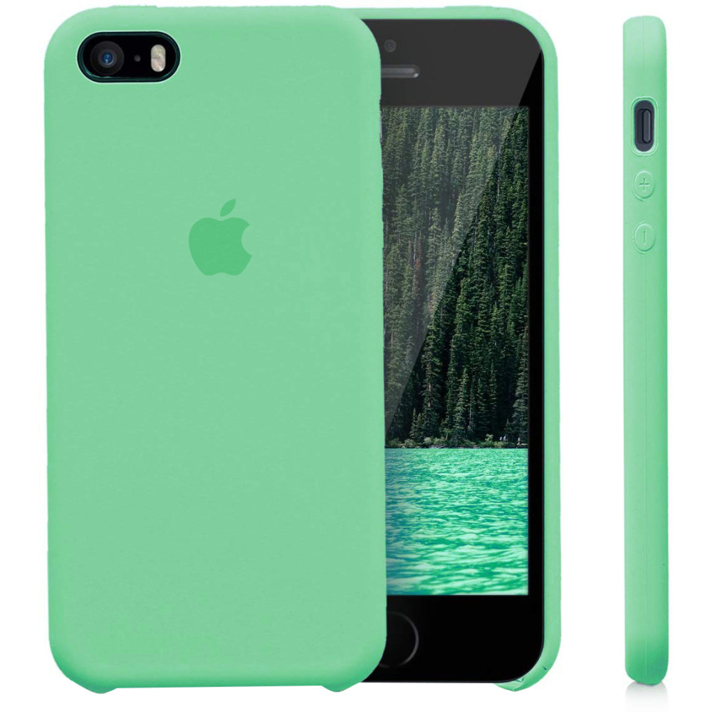 

Чехол Silicone Case (AA) для Apple iPhone 5/5S/SE Зеленый / Spearmint (114812)