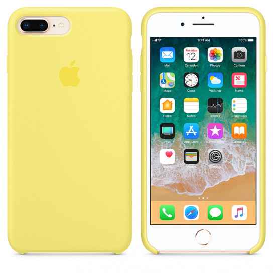 

Чехол Silicone Case (AA) для Apple iPhone 8 plus (5.5'') Желтый / Yellow (100907)