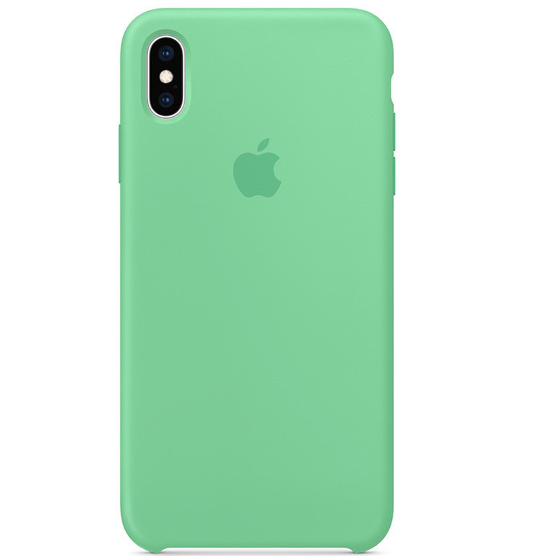 

Чехол Silicone Case (AA) для Apple iPhone X (5.8") / XS (5.8") Зеленый / Mint (110221)