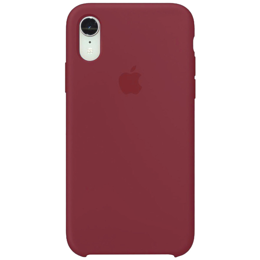 

Чохол Silicone Case (AA) для Apple iPhone XR (6.1") (Бордовий / Maroon)
