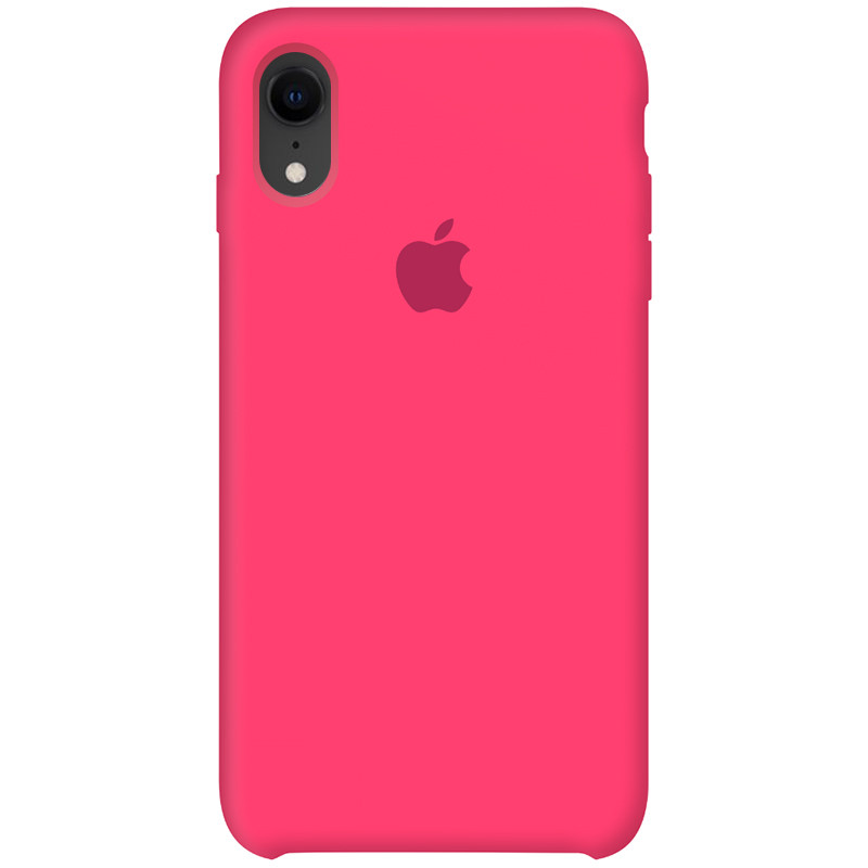

Чехол Silicone Case (AA) для Apple iPhone XR (6.1") Розовый / Barbie pink (114795)