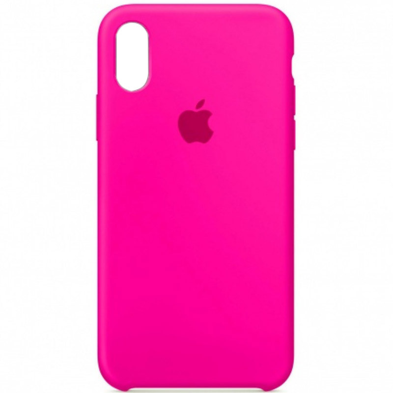 

Чехол Silicone Case (AA) для Apple iPhone XR (6.1") Розовый / Bright pink (119519)