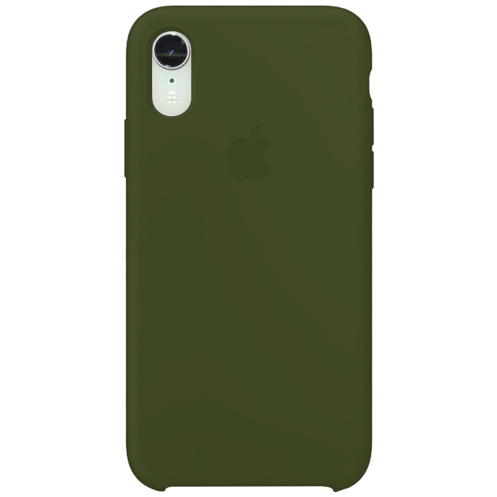 

Чохол Silicone Case (AA) для Apple iPhone XR (6.1") (Зелений / Army green)