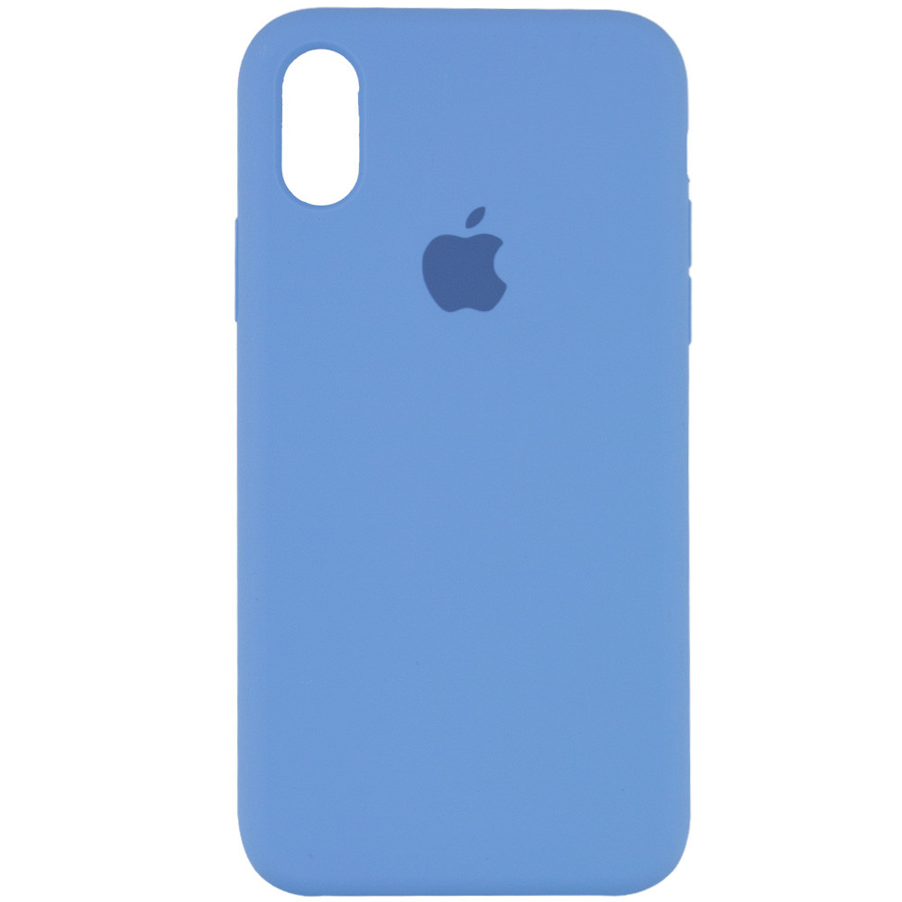 

Чохол Silicone Case (AA) для Apple iPhone XS Max (6.5") (Блакитний / Cornflower)