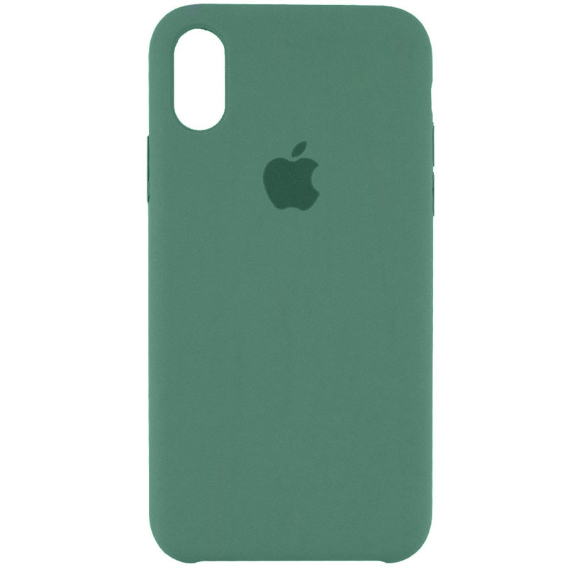 

Чохол Silicone Case (AA) для Apple iPhone XS Max (6.5") (Зелений / Pine green)