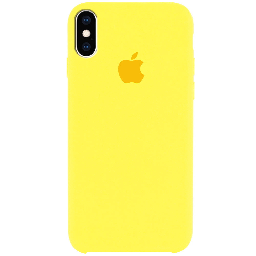 

Чехол Silicone Case (AA) для Apple iPhone XS Max (6.5") Желтый / Yellow (119537)