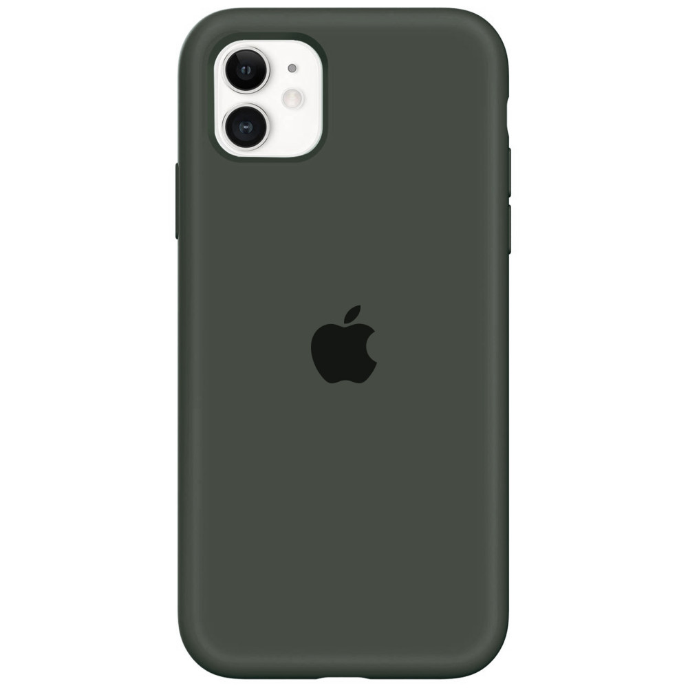 

Чехол Silicone Case Full Protective (AA) для Apple iPhone 11 (6.1") Зеленый / Dark green (116314)