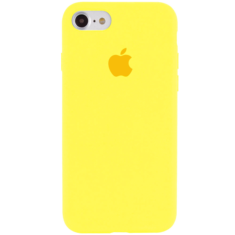 

Чехол Silicone Case Full Protective (AA) для Apple iPhone 7 / 8 / SE (2020) (4.7") Желтый / Yellow (111179)