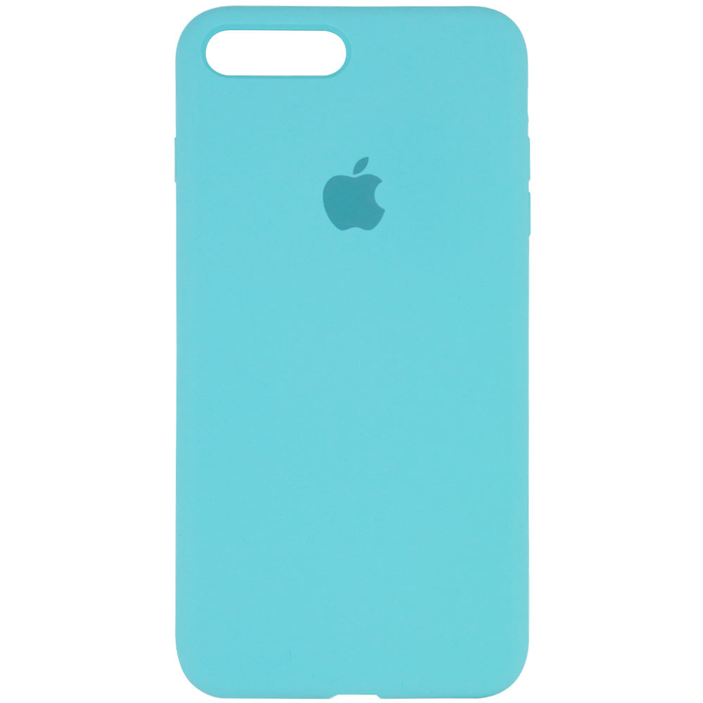 

Чехол Silicone Case Full Protective (AA) для Apple iPhone 7 plus / 8 plus (5.5") Бирюзовый / Ice Blue (111189)