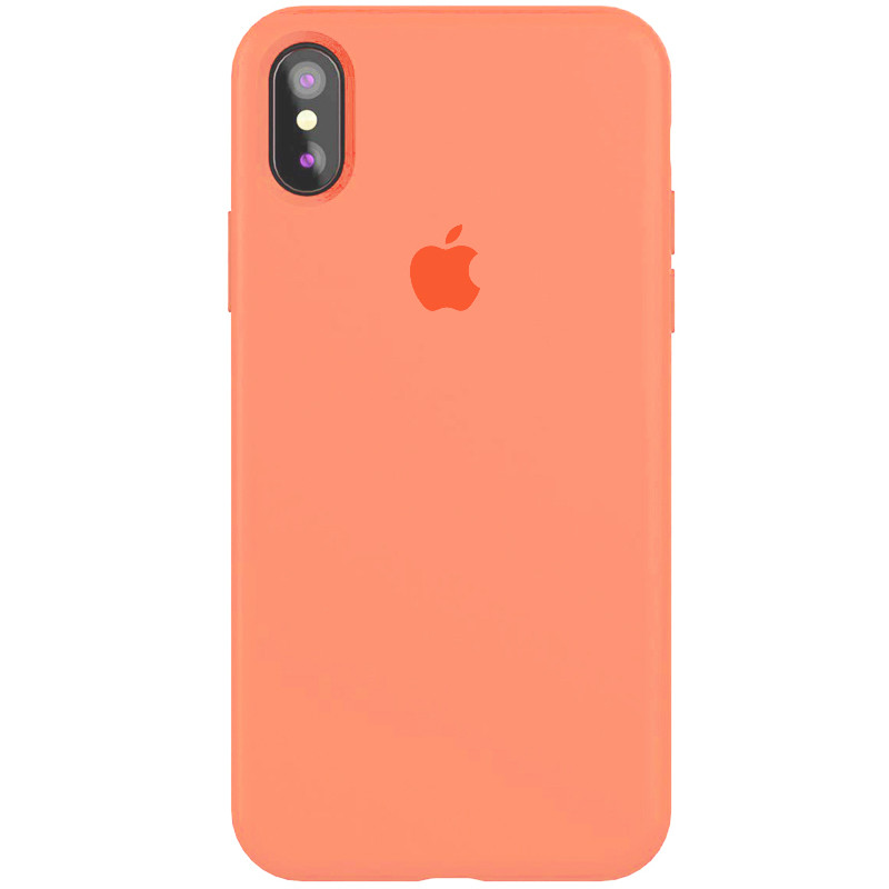 

Чохол Silicone Case Full Protective (AA) для Apple iPhone X (5.8'') (Рожевий / Flamingo)