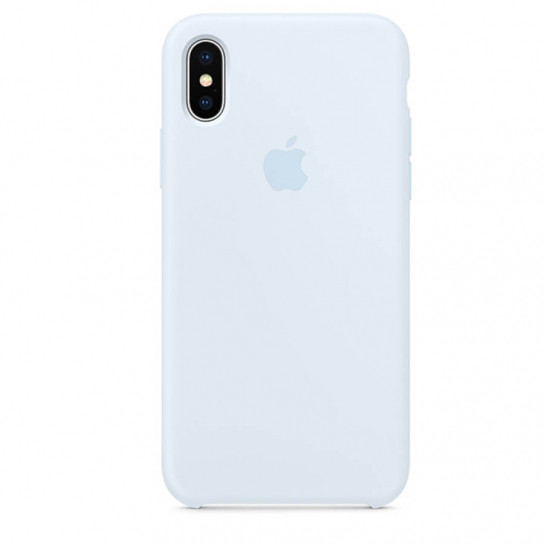 

Чехол Silicone case (AAA) для Apple iPhone X (5.8") Голубой / Sky Blue (100994)