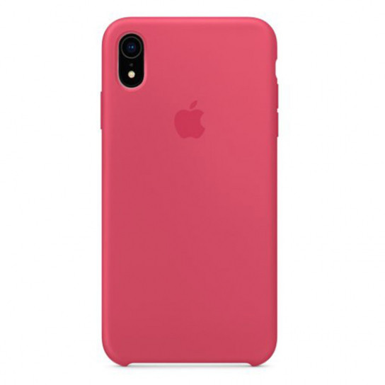 

Чехол Silicone case (AAA) для Apple iPhone X (5.8") Розовый / Hibiscus (100999)