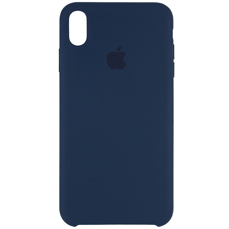 

Чехол Silicone case (AAA) для Apple iPhone X (5.8") Синий / Cosmos Blue (101003)