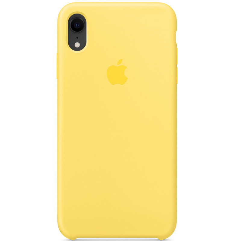 

Чохол Silicone case (AAA) для Apple iPhone XR (6.1") (Жовтий / Canary Yellow)