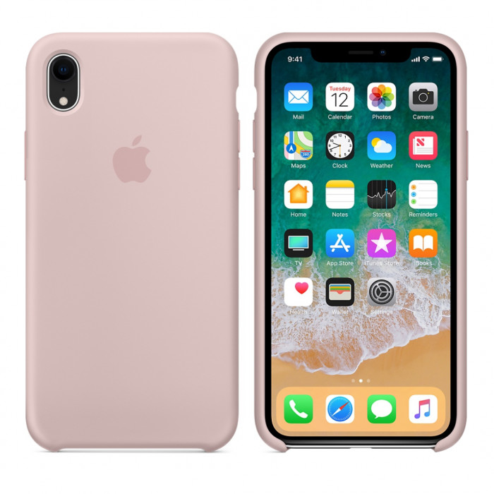

Чохол Silicone case (AAA) для Apple iPhone XR (6.1") (Рожевий / Pink Sand)