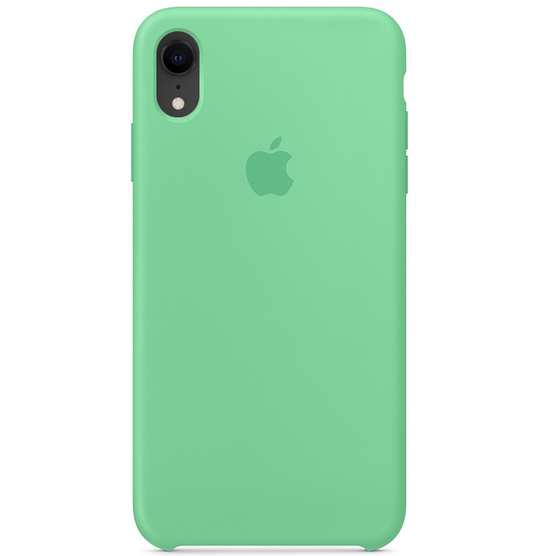 

Чохол Silicone case (AAA) для Apple iPhone XR (6.1") (Зелений / Spearmint)