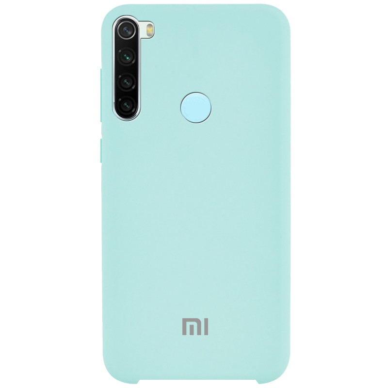

Чехол Silicone Cover (AA) для Xiaomi Redmi Note 8 Бирюзовый / Light blue (120568)