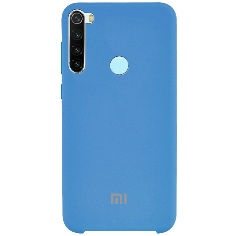 

Чехол Silicone Cover (AA) для Xiaomi Redmi Note 8 Синий / Blue (120573)