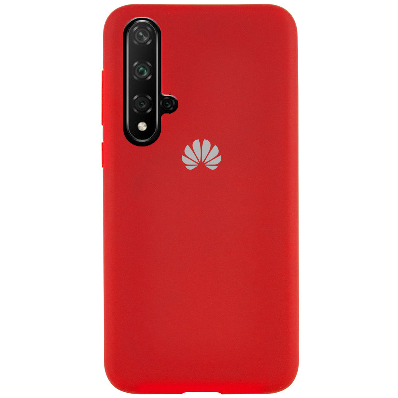 

Чехол Silicone Cover Full Protective (AA) для Huawei Nova 5T Красный / Red (114483)