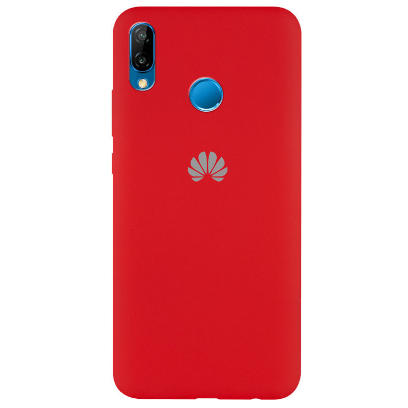 

Чехол Silicone Cover Full Protective (AA) для Huawei P20 Lite Красный / Dark Red (114899)
