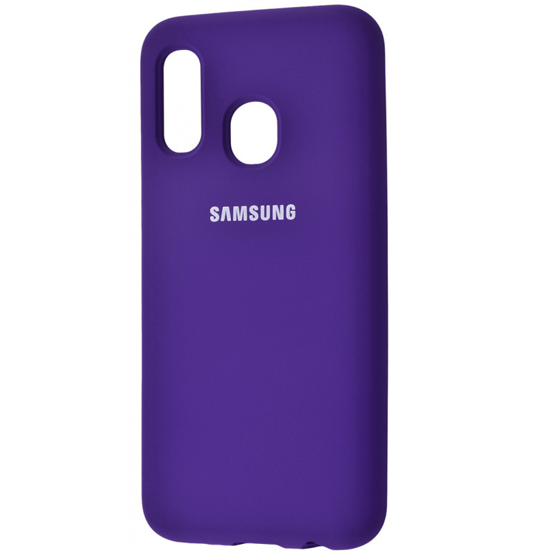 

Чехол Silicone Cover Full Protective (AA) для Samsung Galaxy A40 (A405F) Фиолетовый / Purple (104227)