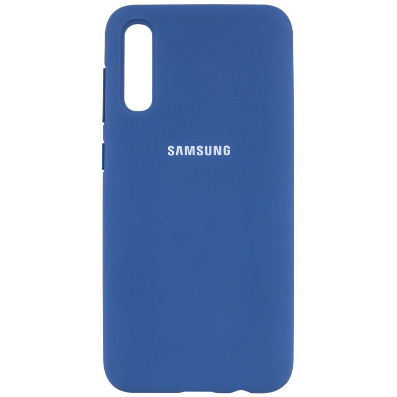 

Чехол Silicone Cover Full Protective (AA) для Samsung A750 Galaxy A7 (2018) Синий / Navy Blue (110429)