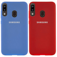 Чехол Silicone Cover Full Protective (AA) для Samsung Galaxy A20 (A205F)