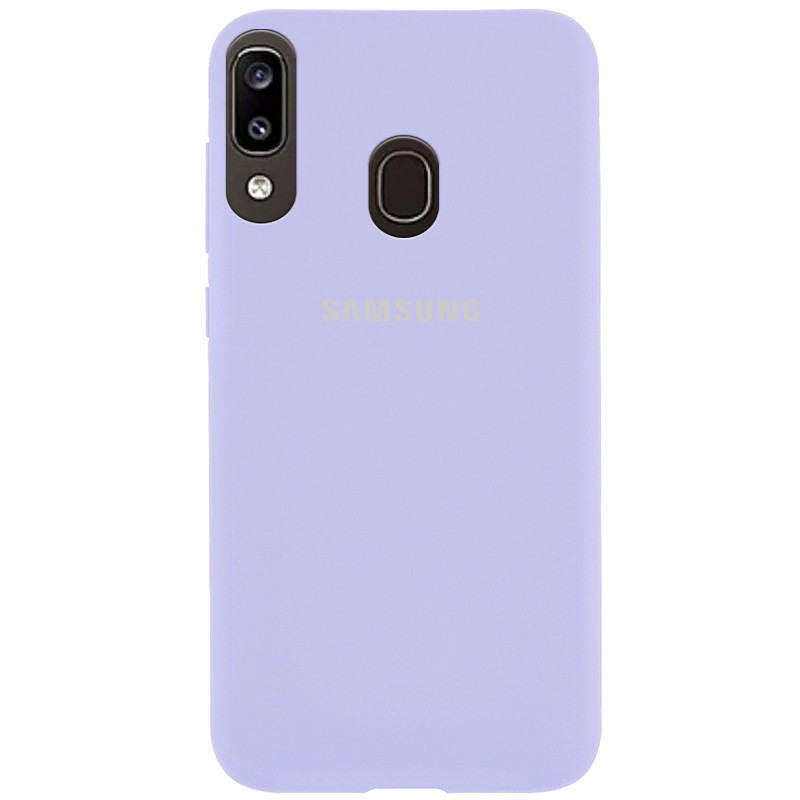 

Чехол Silicone Cover Full Protective (AA) для Samsung Galaxy A20 (A205F) Голубой / Mist blue (114832)