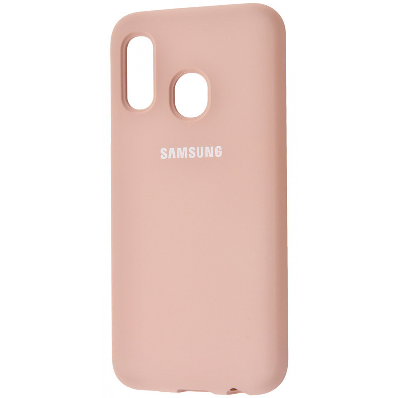 

Чохол Silicone Cover Full Protective (AA) для Samsung Galaxy A20 (A205F) (Рожевий / Pink Sand)