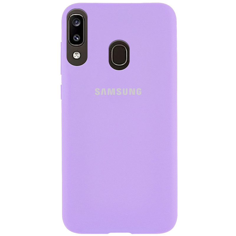 

Чехол Silicone Cover Full Protective (AA) для Samsung Galaxy A20 (A205F) Сиреневый / Dasheen (114575)