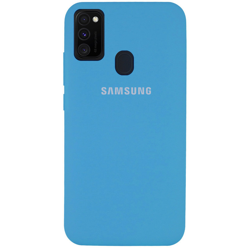 

Чехол Silicone Cover Full Protective (AA) для Samsung Galaxy M21 Голубой / Light Blue (114589)