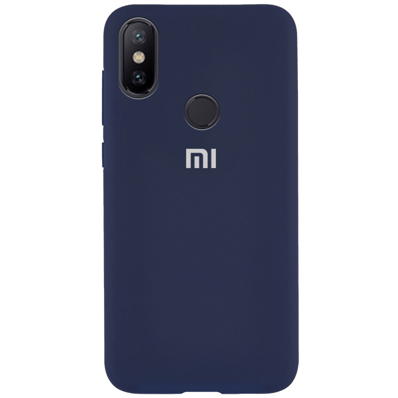 

Чехол Silicone Cover Full Protective (AA) для Xiaomi Mi 8 Синий / Dark Blue (115020)