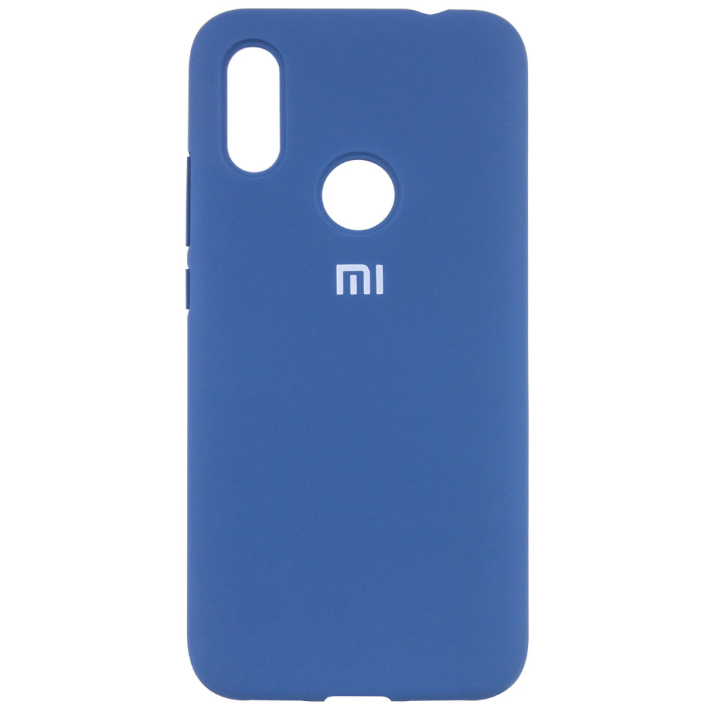 

Чохол Silicone Cover Full Protective (AA) для Xiaomi Redmi 7 (Синій / Navy Blue)