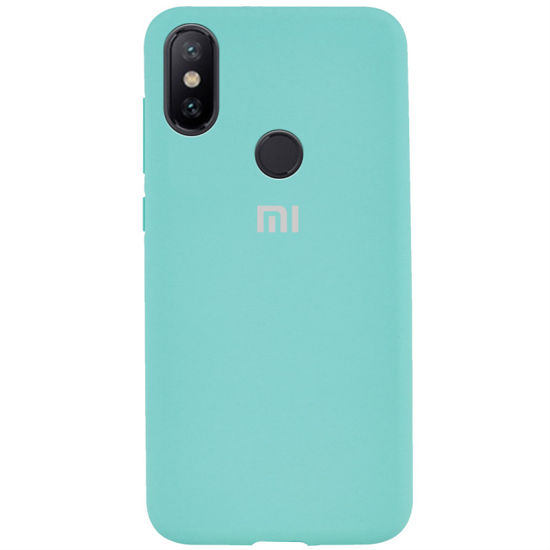 

Чехол Silicone Cover Full Protective (AA) для Xiaomi Redmi Note 5 Pro / Note 5 (DC) Бирюзовый / Ice Blue (111106)