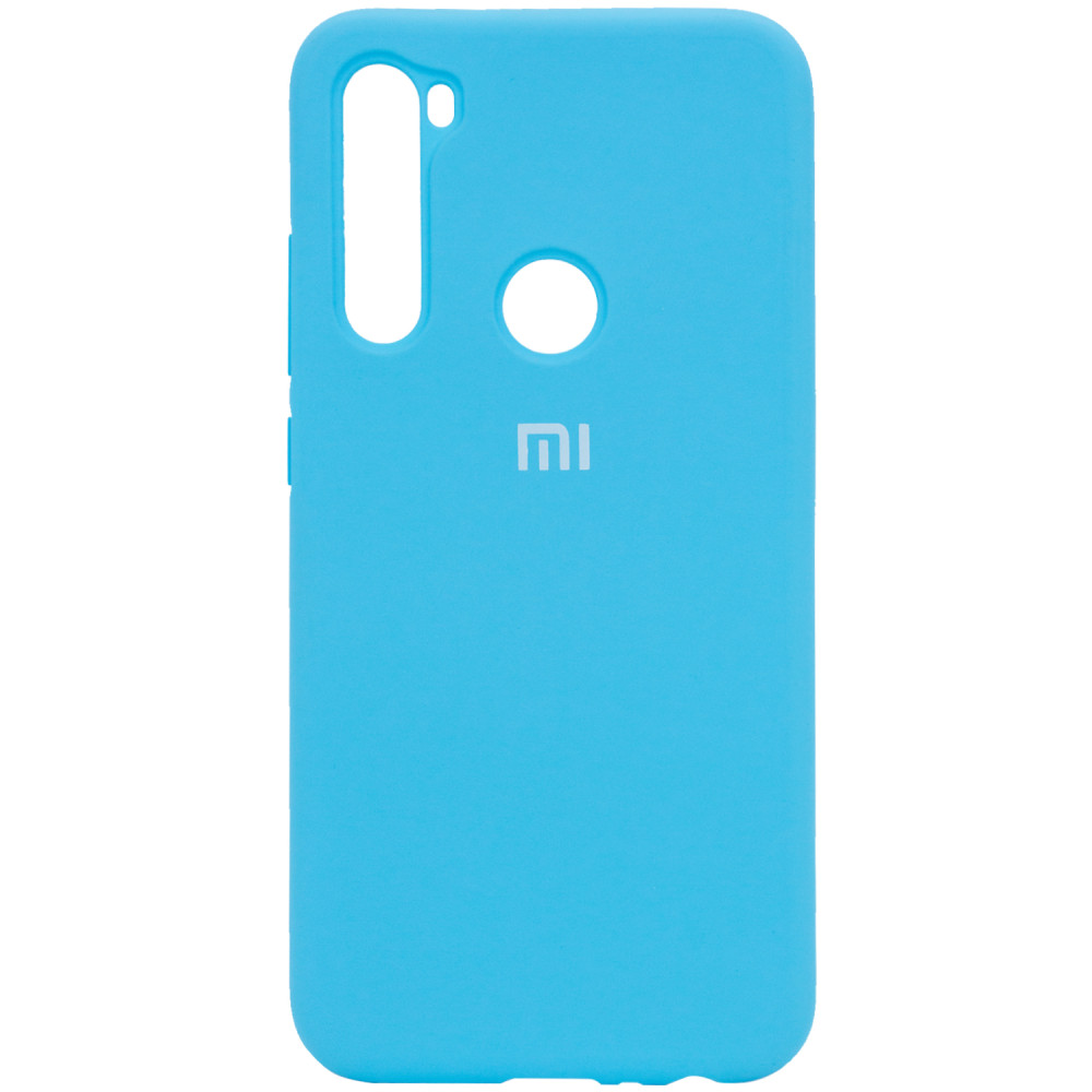 

Чехол Silicone Cover Full Protective (AA) для Xiaomi Redmi Note 8 Голубой / Light Blue (112470)