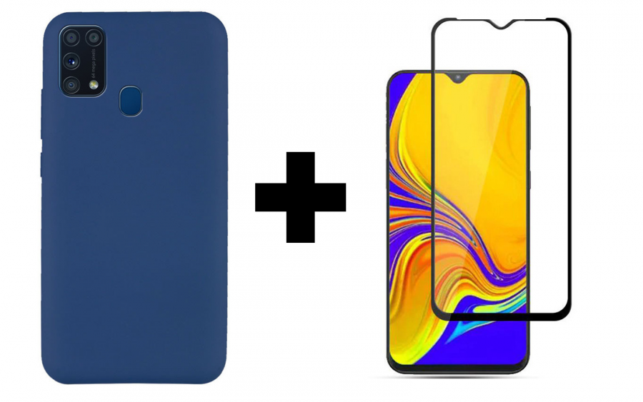 

Чехол Silicone Cover Full without Logo (A) для Samsung Galaxy M31 + Защитное стекло 2.5D CP+ (full glue) для Samsung Galaxy A20 / A30 / A30s / A50/A50s/M30/M30s/M31/M21 (144227)