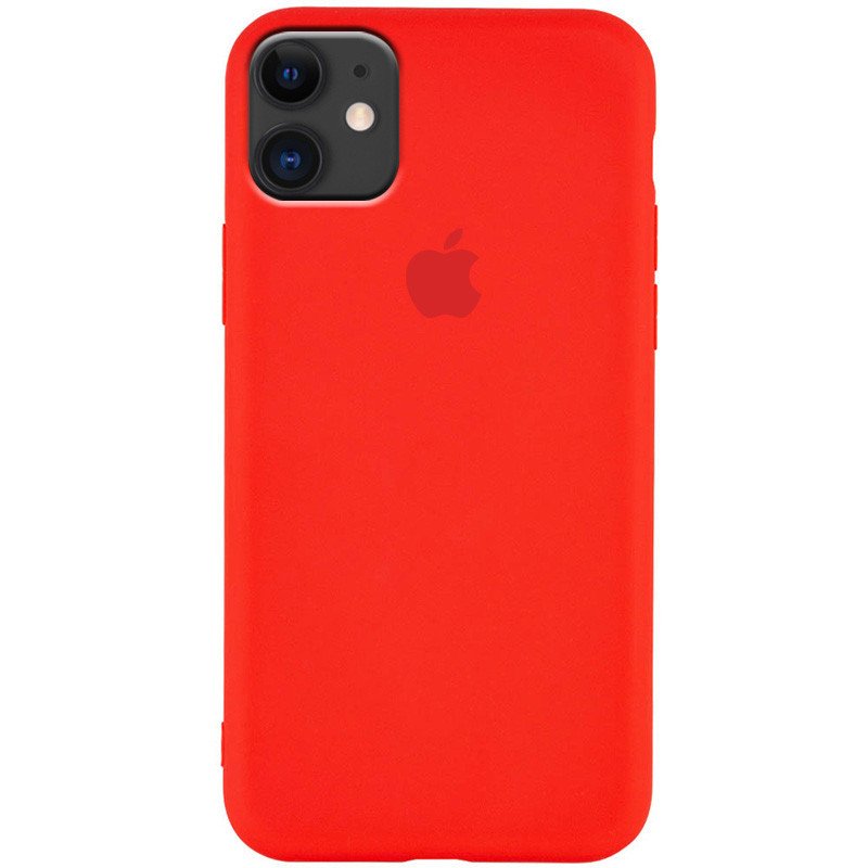 

Чехол Silicone Case Slim Full Protective для Apple iPhone 11 (6.1") Красный / Red (119145)