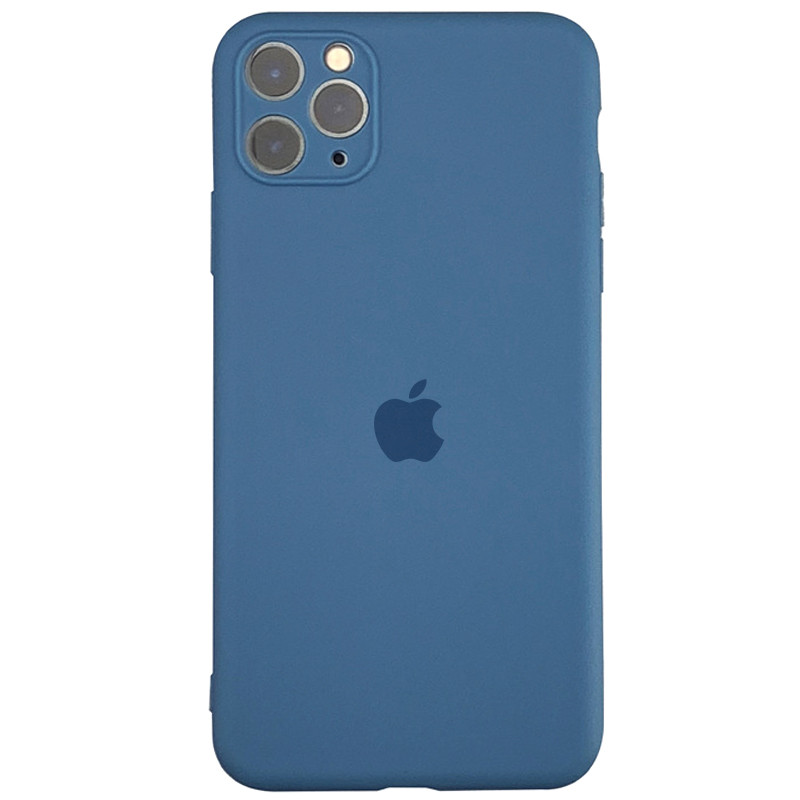 

Чохол Silicone Case Slim Full Protective для Apple iPhone 11 Pro (5.8") (Синій / Denim Blue)