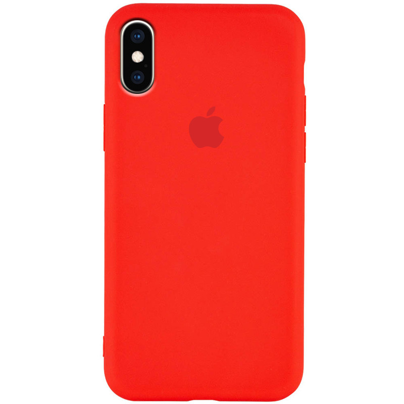 

Чохол Silicone Case Slim Full Protective для Apple iPhone X (5.8") (Червоний / Red)
