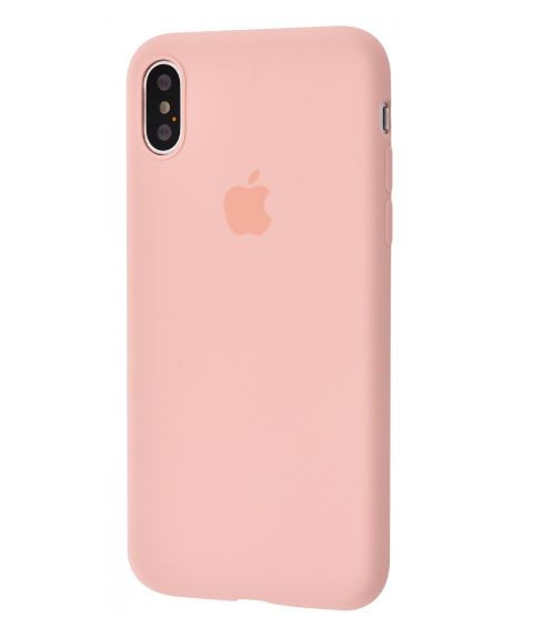 

Чохол Silicone Case Slim Full Protective для Apple iPhone XS Max (6.5") (Рожевий / Pink Sand)