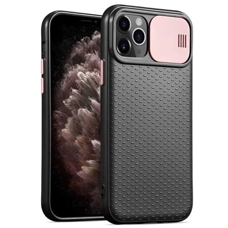 

Чехол Camshield Black TPU со шторкой защищающей камеру для Apple iPhone 11 Pro Max (6.5") Черный / Rose Gold (134150)