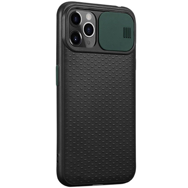 

Чехол Camshield Black TPU со шторкой защищающей камеру для Apple iPhone 11 Pro Max (6.5") Черный / Темно-зеленый (134156)