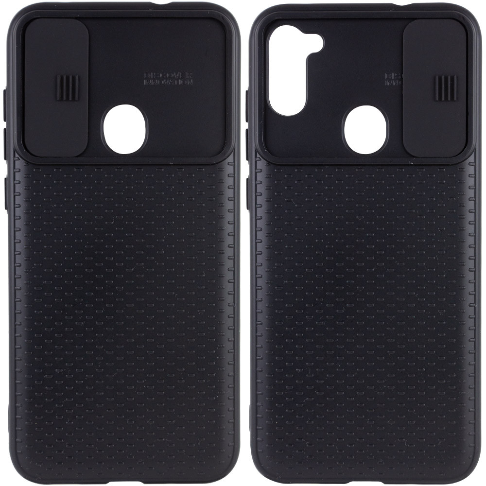 

Чехол Camshield Black TPU со шторкой защищающей камеру для Samsung Galaxy A11 / M11 Черный / Черный (142484)