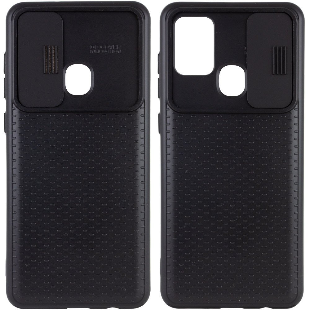 

Чехол Camshield Black TPU со шторкой защищающей камеру для Samsung Galaxy A21s Черный / Черный (142475)