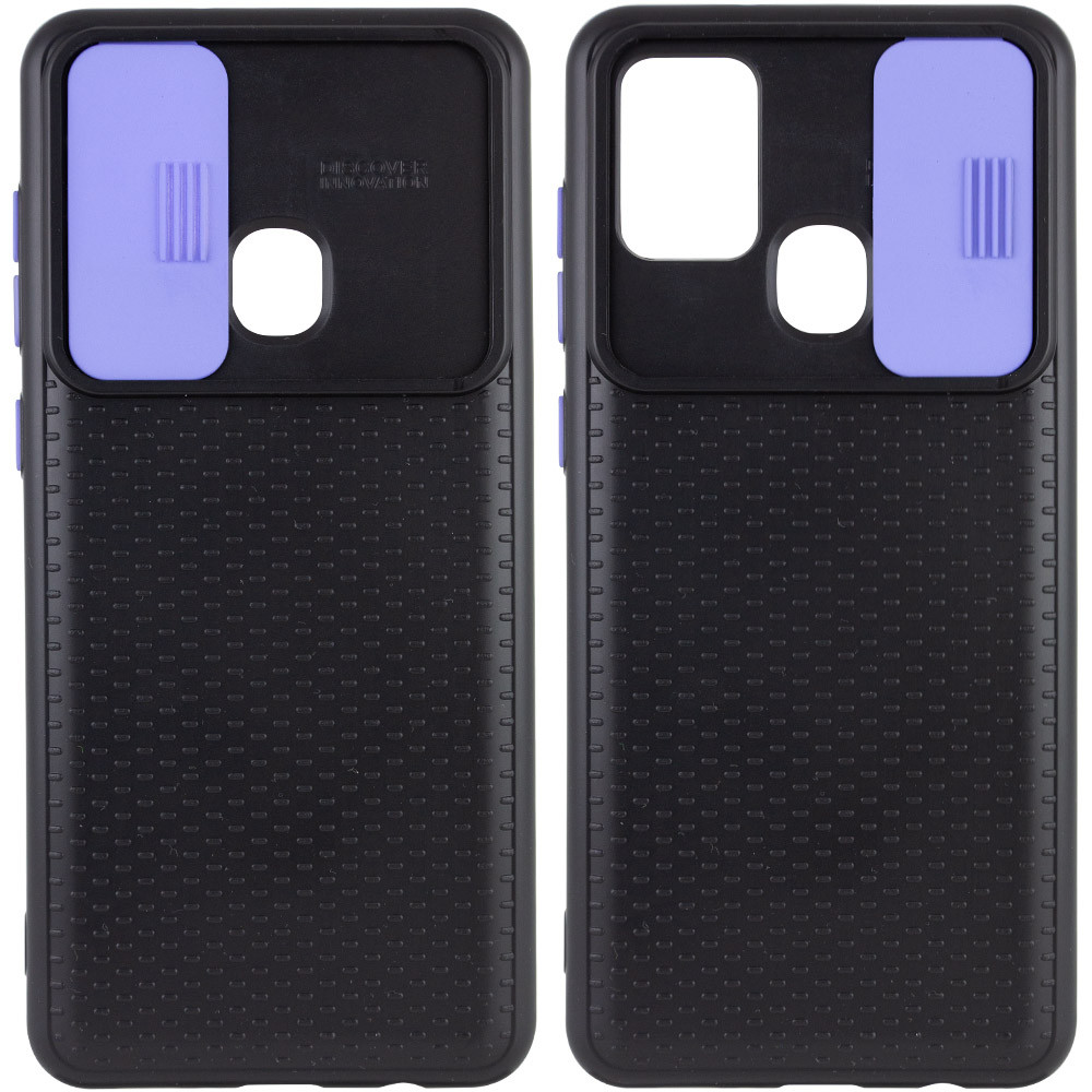 

Чехол Camshield Black TPU со шторкой защищающей камеру для Samsung Galaxy A21s Черный / Сиреневый (142473)