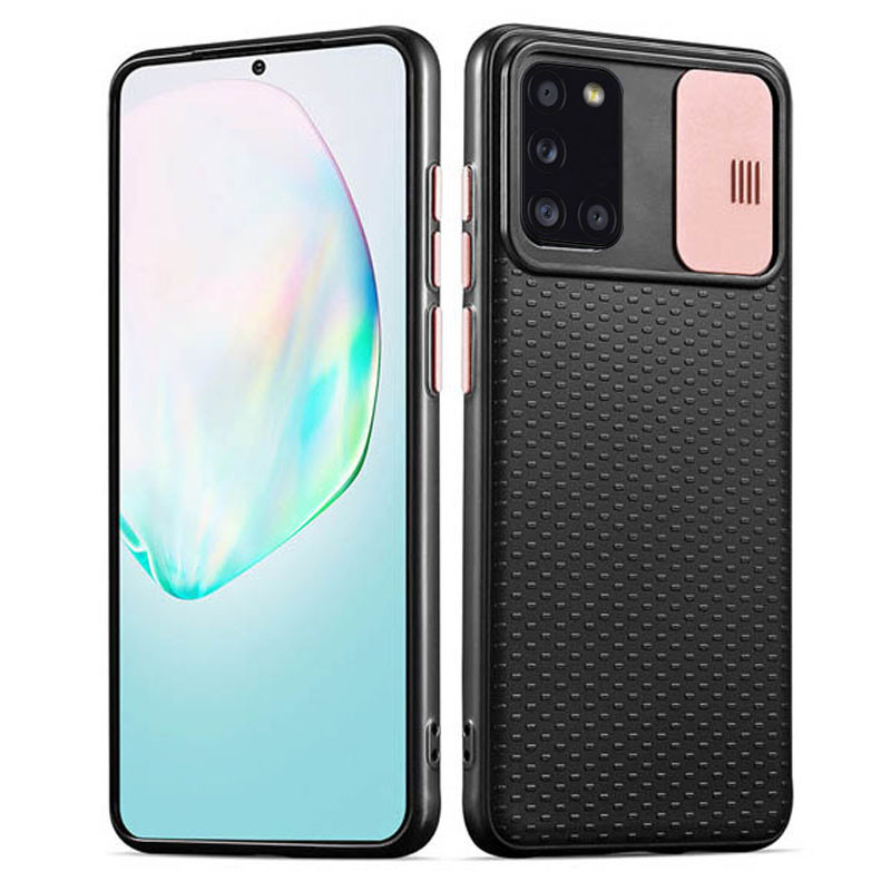 

Чехол Camshield Black TPU со шторкой защищающей камеру для Samsung Galaxy A31 Черный / Rose Gold (138220)